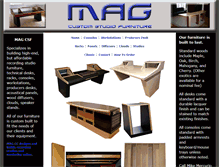 Tablet Screenshot of magcustomstudiofurniture.com